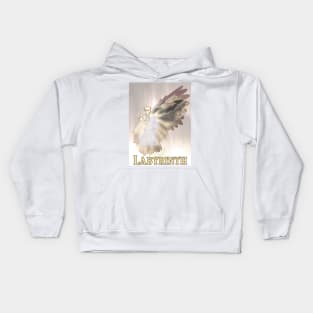 Labyrinth poster silhouettes Kids Hoodie